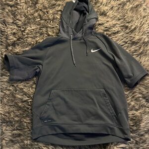 Nike Hoodie Pullover Short Sleeve Sz